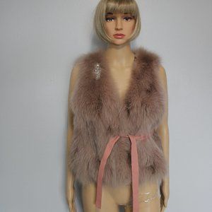 #470 Fox fur vest